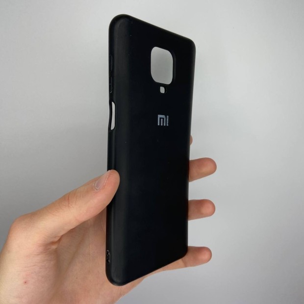 Силікон Original Case Logo Xiaomi Redmi Note 9S / Note 9 Pro (Чорний)