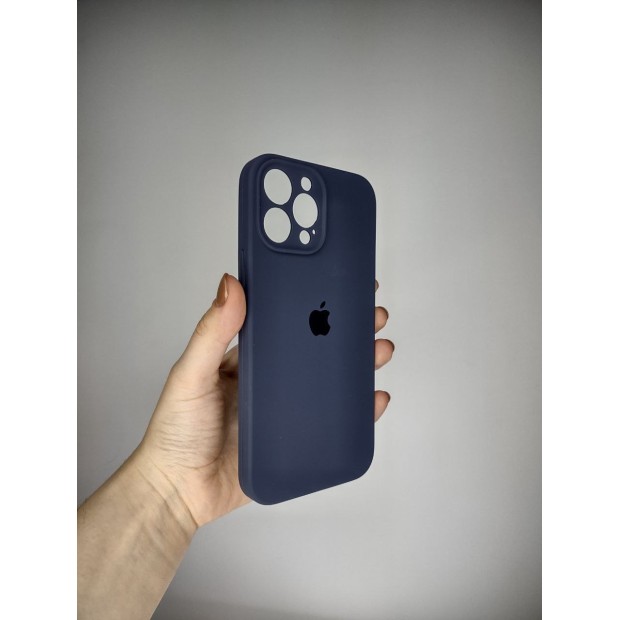 Силикон Original RoundCam Case Apple iPhone 13 Pro Max (09) Midnight Blue