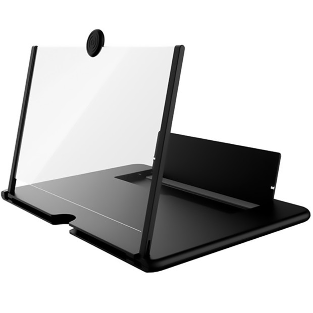 Подставка-увеличитель экрана телефона 3D Ming 10 (Чёрный)
