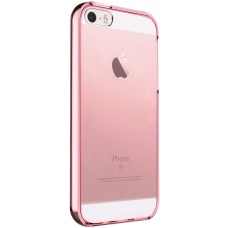 Силиконовый чехол UMKU Line Apple iPhone 5 / 5s / SE (Розовый)