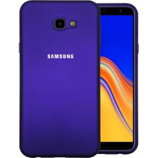 Силикон Original 360 Case Logo Samsung Galaxy J4 Plus (2018) J415 (Фиолетовый)