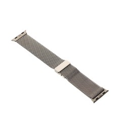 Ремешок Milanese Loop 10th Apple Watch 42 / 44 / 45 / 49mm (Natural Titanium)