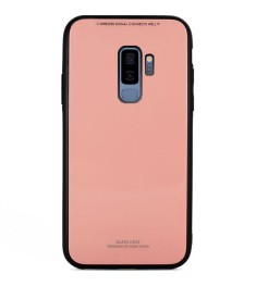 Накладка Glass Case Samsung Galaxy S9 (розовый)
