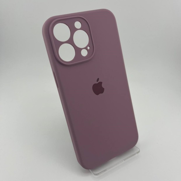 Силикон Original RoundCam Case Apple iPhone 15 Pro Max (01) Bilberry