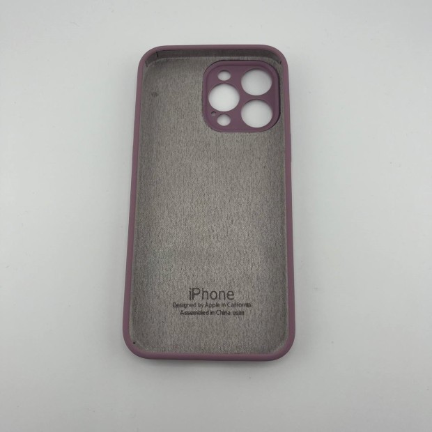 Силикон Original RoundCam Case Apple iPhone 15 Pro Max (01) Bilberry