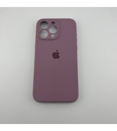 Силикон Original RoundCam Case Apple iPhone 15 Pro Max (01) Bilberry