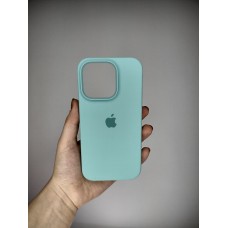 Силикон Original Round Case Apple iPhone 14 Pro (23) Sea Blue