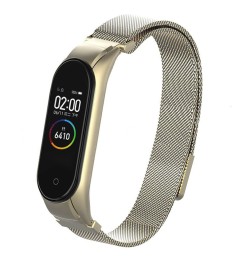 Ремешок Milanese Loop Xiaomi Mi Band 3 / Mi Band 4 (Бежевый)