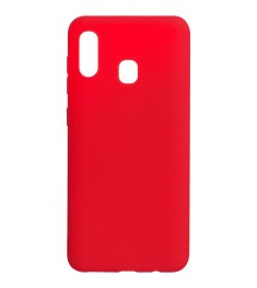 Силикон iNavi Color Samsung Galaxy A20 / A30 (2019) (Красный)