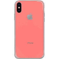 Силиконовый чехол Zefir Case Apple iPhone X / XS (Розовый)