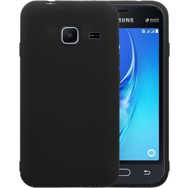 Силиконовый чехол iNavi Color Samsung Galaxy J1 Mini J105 (Чёрный)