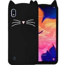 Силикон Kitty Case Samsung Galaxy A10 (2019) (Черный)