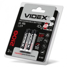 Аккумуляторная батарейка Videx 2100mAh HR6 / AA (2шт)