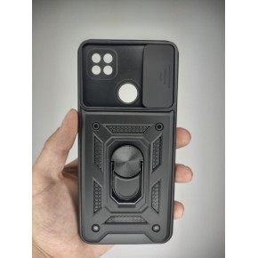 Бронь-чехол Ring Serge Armor ShutCam Case Xiaomi Redmi 9C / Redmi 10A (Чёрный)