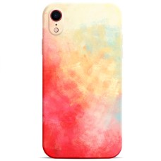 Силикон WAVE Watercolor Case iPhone XR (white/red)