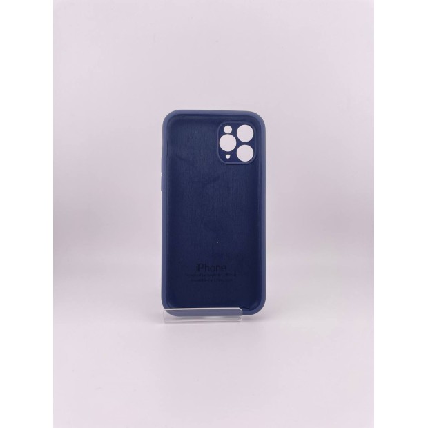 Силикон Original Square RoundCam Case Apple iPhone 11 Pro (09) Midnight Blue