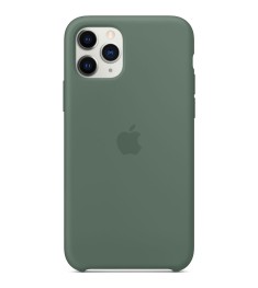 Чехол Silicone Case Apple iPhone 11 Pro Max (Pine Green)