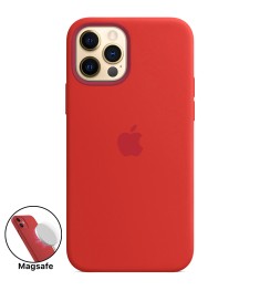 Силикон Original MagSafe Case Apple iPhone 12 / 12 Pro (Red)