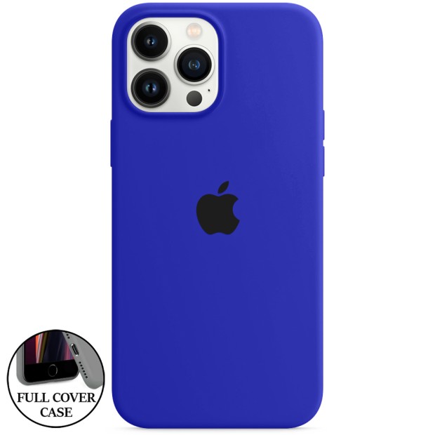 Силикон Original Round Case Apple iPhone 13 Pro Max (48) Ultramarine