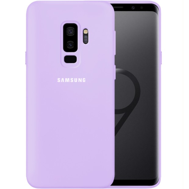 Силикон Original 360 Case Logo Samsung Galaxy S9 Plus (Фиалковый)