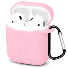 Чехол для наушников Apple AirPods Full Silicone Case (розовый)