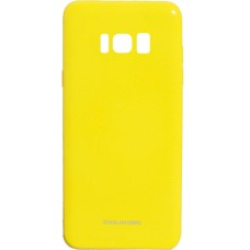 Силиконовый чехол Molan Shining Samsung S8 (Жёлтый)