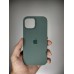 Силикон Original Round Case Apple iPhone 15 (55) Blackish Green