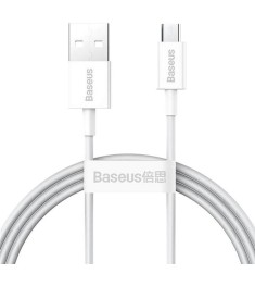 USB-кабель Baseus Superior 2A (1m) (MicroUSB) (Белый) CAMYS-02