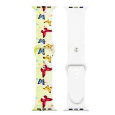 Ремешок Print Apple Watch Silicone 42 / 44 mm (Butterfly 1)