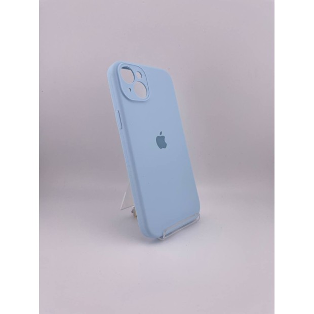 Силикон Original RoundCam Case Apple iPhone 15 Plus (53) Sky Blue