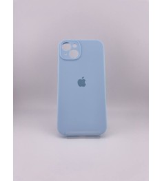 Силикон Original RoundCam Case Apple iPhone 15 Plus (53) Sky Blue