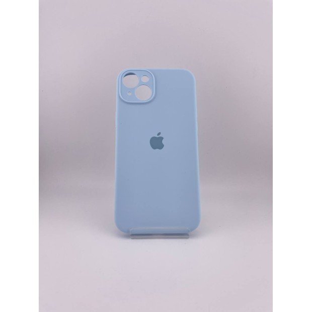 Силикон Original RoundCam Case Apple iPhone 15 Plus (53) Sky Blue