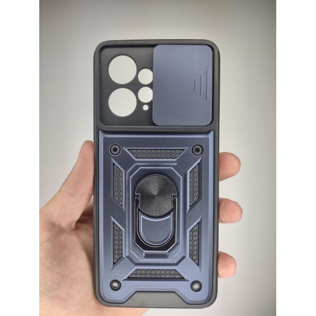Бронь-чехол Ring Serge Armor ShutCam Case Xiaomi Redmi Note 12 4G (Синий)