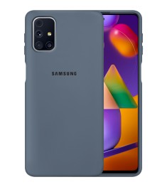 Силикон Original 360 Case Logo Samsung Galaxy M31S (2020) (Серый)