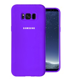 Силиконовый чехол Original Case Samsung Galaxy S8 (Фиолетовый)