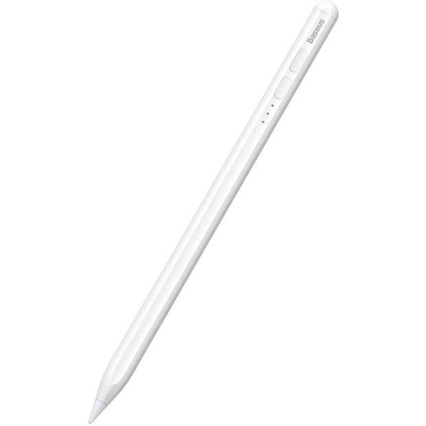 Стилус Baseus Smooth Writing with LED Indicators + Active tip + Cable Type-C 3A (0.3m) (White)