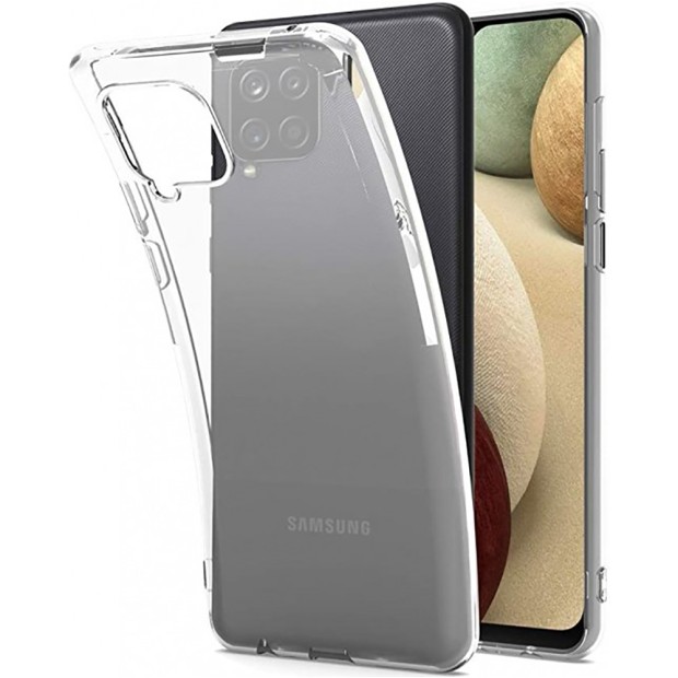 Силикон WS Samsung Galaxy A12/M12 (Прозрачный)