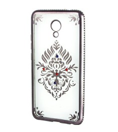 Силикон Kingxbar Diamond Meizu M5s (Герб, Серый)