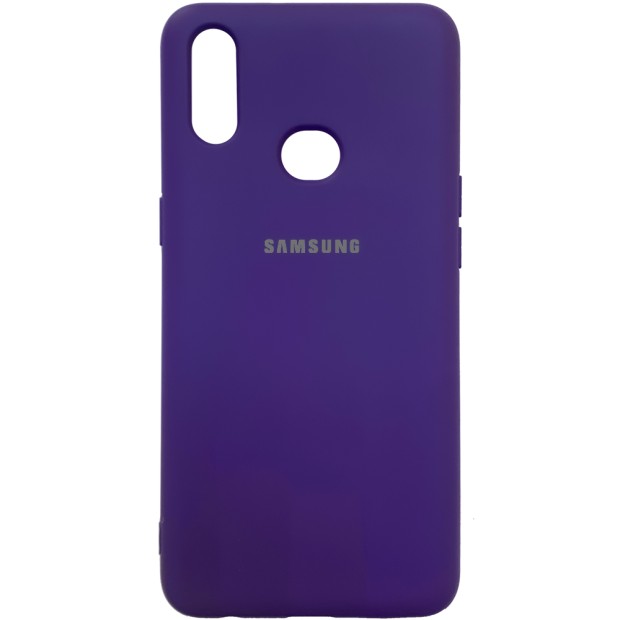 Силикон Original Case (HQ) Samsung Galaxy A10s (2019) (Фиолетовый)