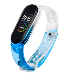 Ремешок Neon Clear Design Xiaomi Mi Band 3 / Band 4 (Синий)
