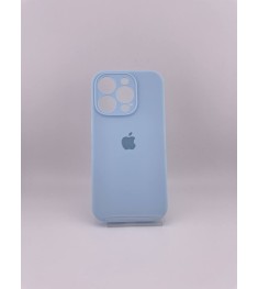 Силикон Original RoundCam Case Apple iPhone 15 Pro (53) Sky Blue