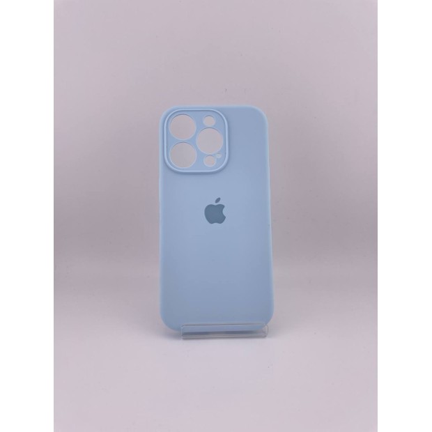 Силикон Original RoundCam Case Apple iPhone 15 Pro (53) Sky Blue