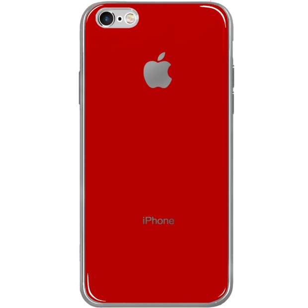 Силиконовый чехол Zefir Case Apple iPhone 6 / 6s (Красный)