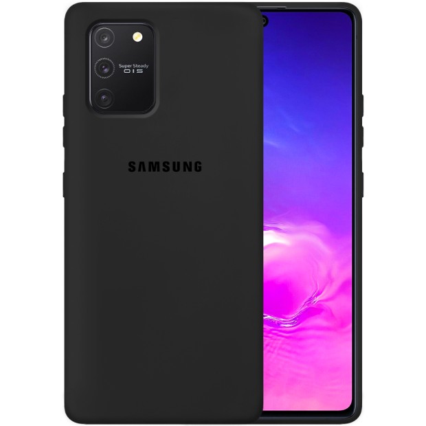 Силикон Original 360 Case Logo Samsung Galaxy S10 Lite (Чёрный)