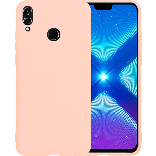 Силиконовый чехол iNavi Color Huawei Honor 8X (Розовый)