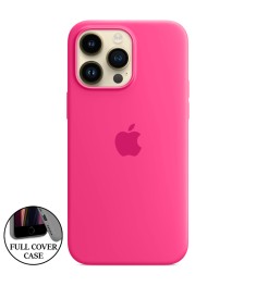 Силикон Original Round Case Apple iPhone 14 Pro Max (60) Fuchsia