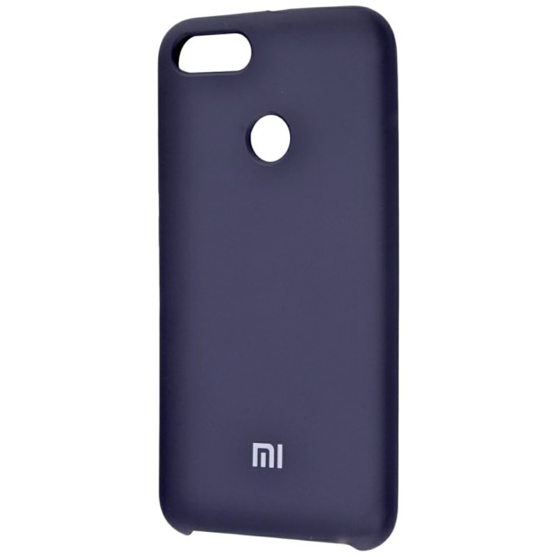 Силиконовый чехол Original Case Xiaomi Mi5x / Mi A1 (Тёмно-синий)
