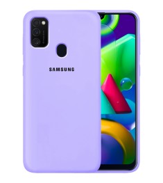 Силикон Original Case Samsung Galaxy M21 (2020) (Фиалковый)