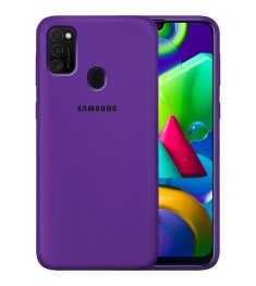 Силикон Original Case Samsung Galaxy M21 (2020) (Фиолетовый)