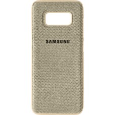 Силікон Textile Samsung Galaxy S8 (Бежевий)